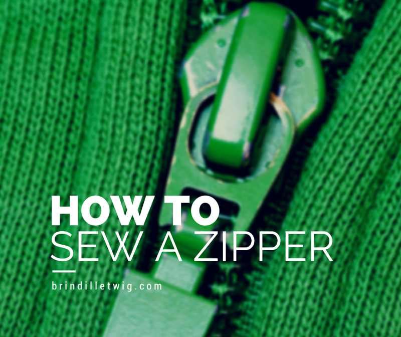 white text on a green zipper background