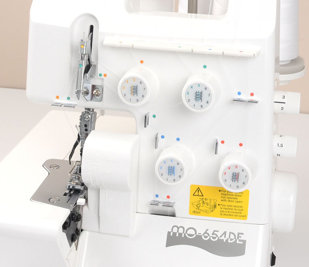 Detail shot of Juki MO-654DE